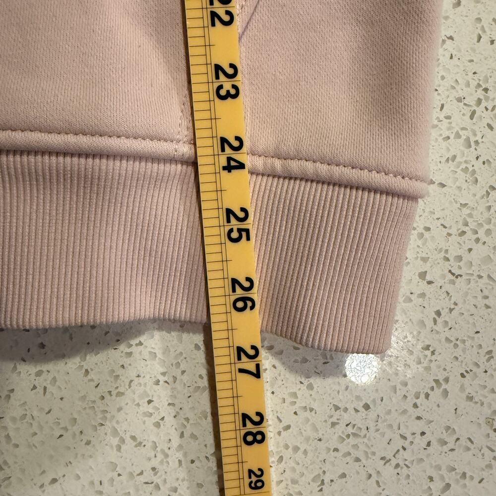 Carhartt Iconic Clarksburg Logo Sweater Hoodie Blush Pink Women Large Cozy - Picture 9 of 9